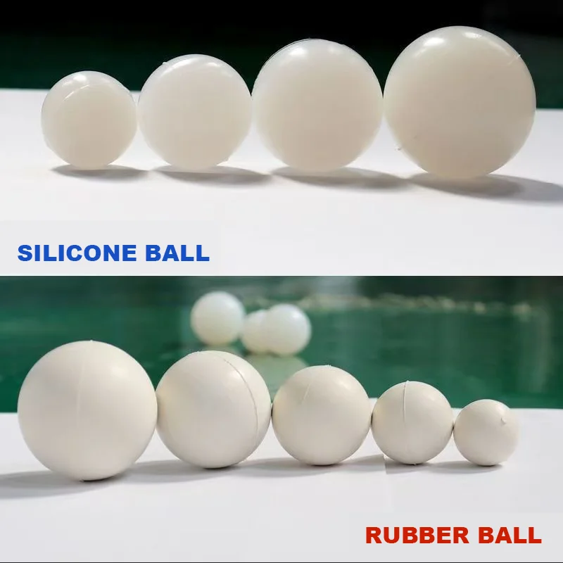 OD 10 15 18 20 22 25 28 30 35 40 45 50mm Solid Rubber/Silicone Ball Bouncy Ball For Cleaning Sieve Screen Industrial DIY Parts