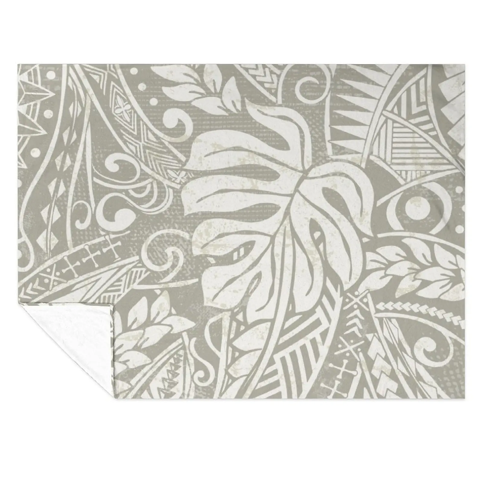 

Vintage Organic Samoan Tribal Design Throw Blanket Luxury Blankets For Sofas Plaid on the sofa Blankets