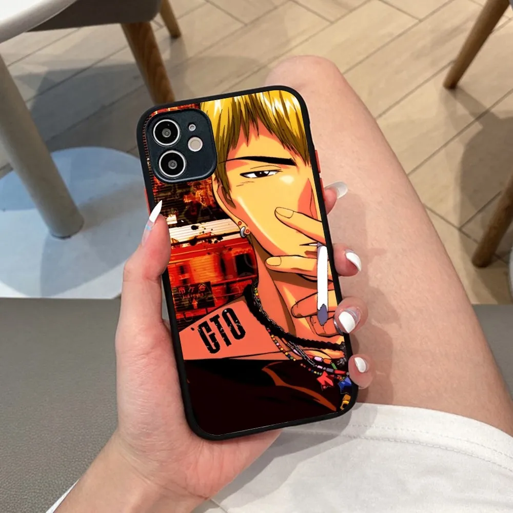 Great Teacher Onizuka GTO Anime Phone Case For iPhone 14 X XR XS 7 8 Plus 11 12 13 pro MAX 13mini Matte Shockproof Case