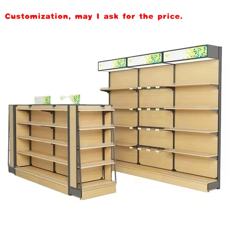 

custom.Retail Gondola Shelving Convenience Store Display Rack Supermarket Display Shelves