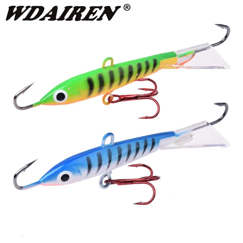 

1 Pc Winter Ice Jig Fishing Lures 8.2cm 18g VIB Balancer Sinking Leurre Artificial Lead Fish Bait Bass Pike Perch Pesca Tackle