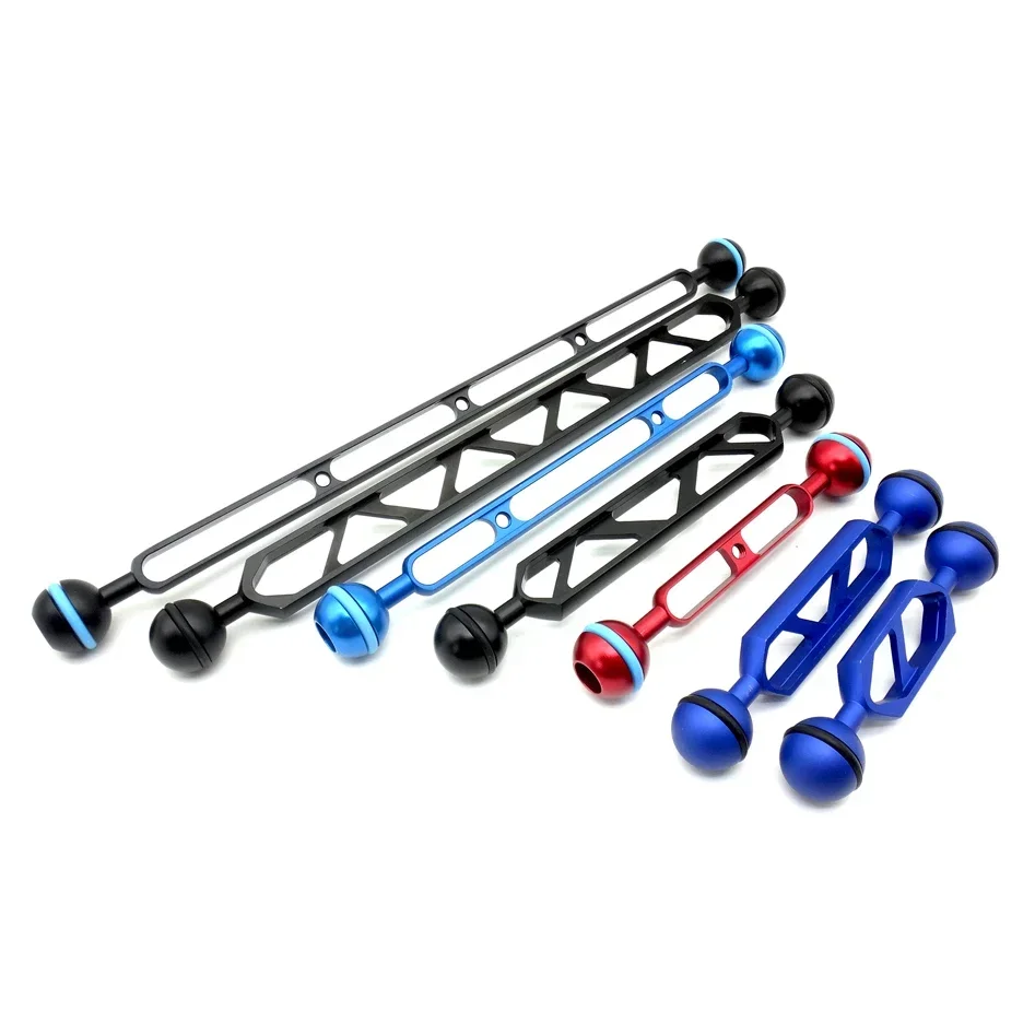 

Outdoor diving underwater photography tool with double ball and aluminum arm extension for underwater photography