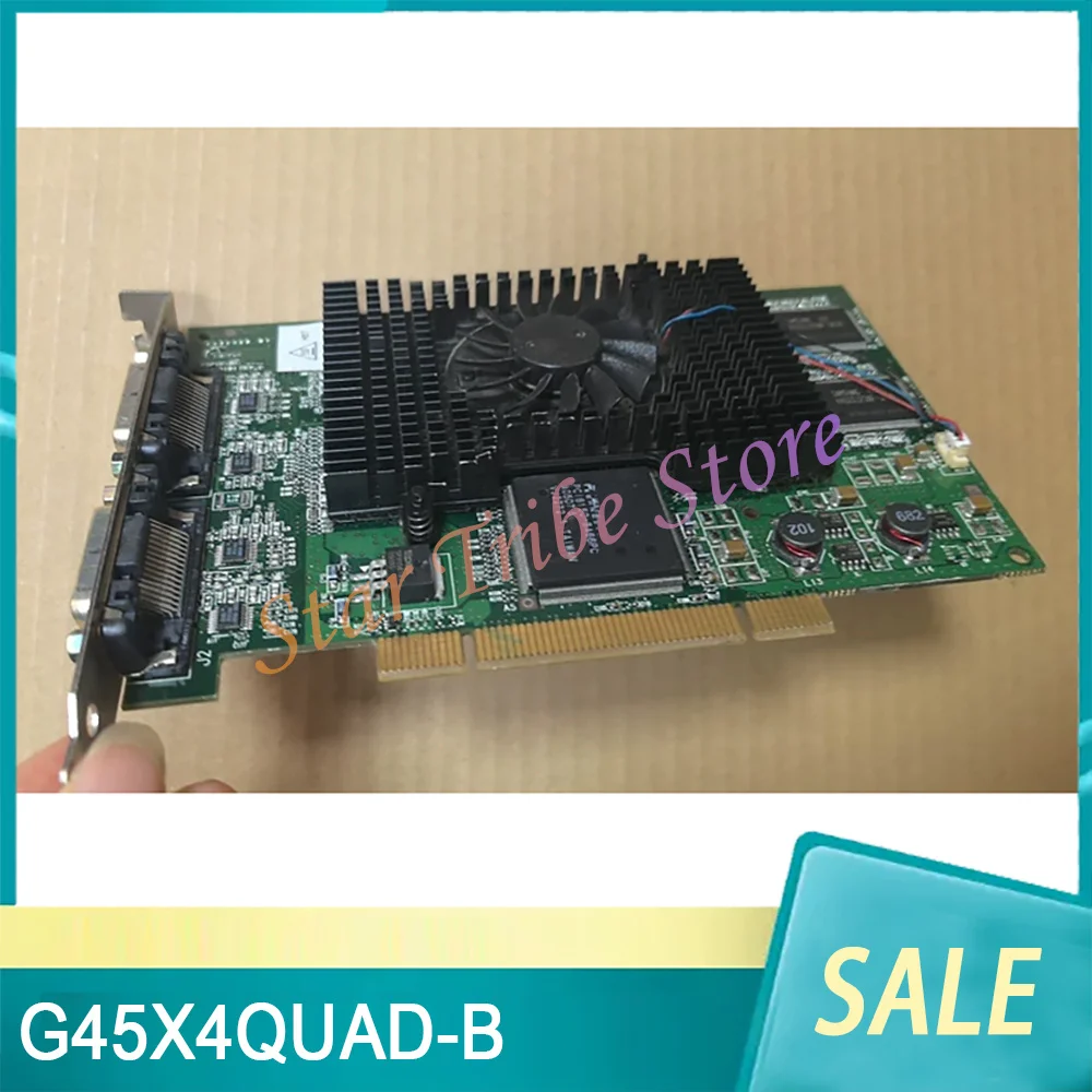 CIndustrial Equipment Control Card 7105-0101 MGI G45X4QUAD-B Dual DVI Interface supports 4 Screen Output