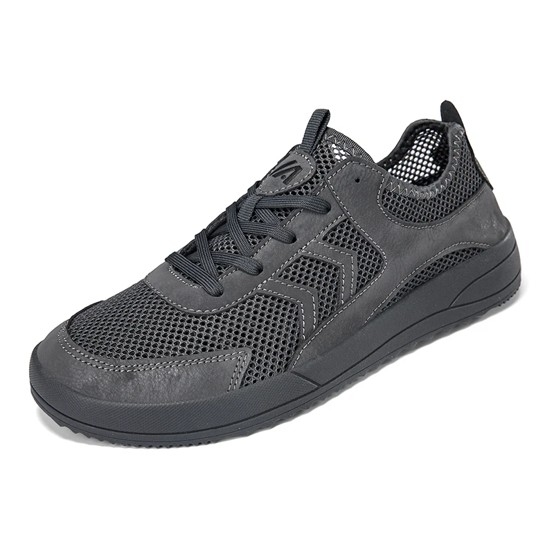 Summer Men Wide Box Mesh Shoes Barefoot Diabetic Shoes Hallux Valgus Bunion Elderly Orthopedics Swollen Feet Thumb Eversion
