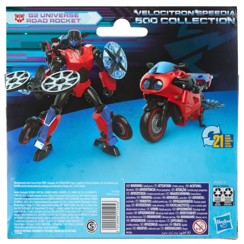 TOMY-Jouets TransDevices de Tokyo ara, Collection 500, Complete VelDyntron Speedia, Ticks Road Rocket, Modèle Robot, En Stock