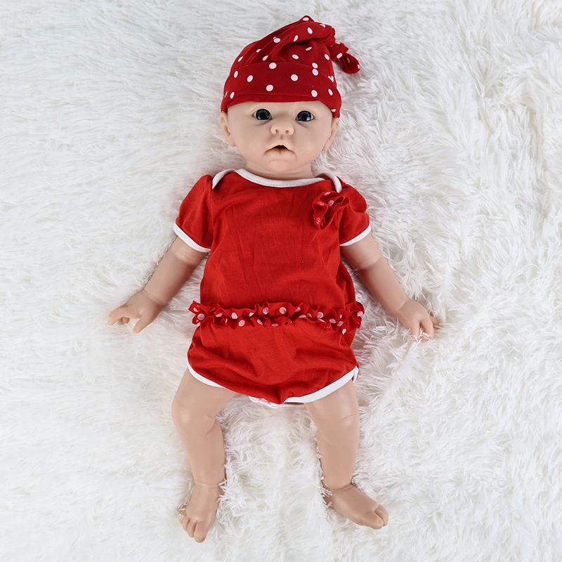 

IVITA Silicone Reborn Baby Doll Unpainted Realistic Lifelike Girl Toy for Children Wholesale Lifelike Bebe Dolls