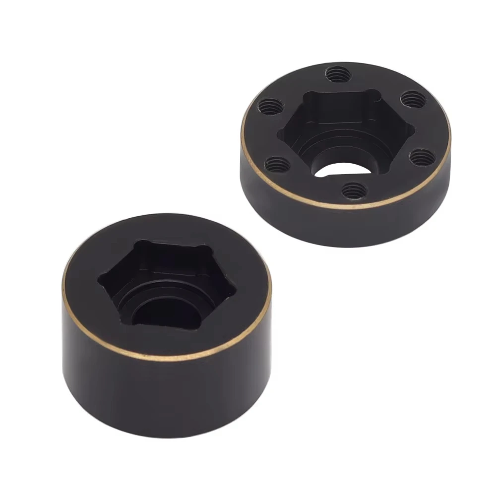 Hexagonal brass hub adapter weight for 1.9 2.2 anti-slip rims RC crawler car Axial SCX10 Capra TRX4 TRX6 VS4-10 Gen8