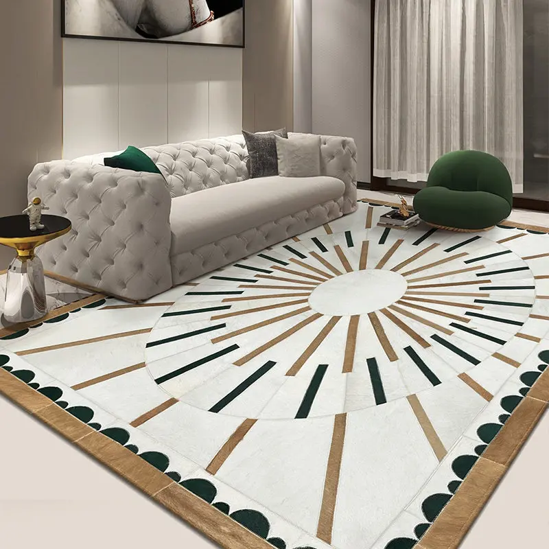 high-end-art-design-living-room-carpet-large-real-cowhide-rug-green-nordic-home-decor-rug-carpet-bedroom-customize-floor-mat