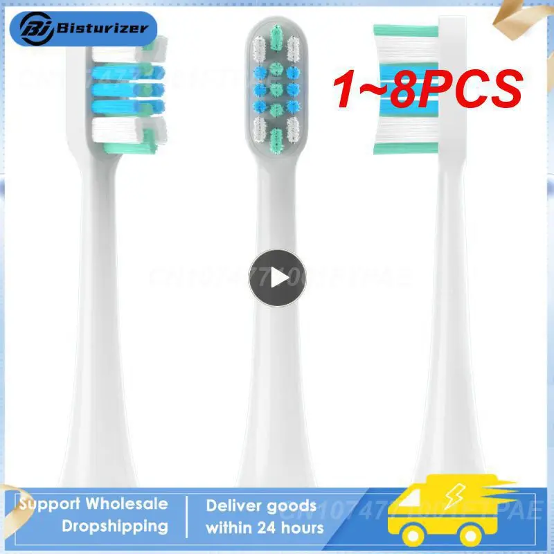 

1~8PCS For SOOCAS Electric Toothbrushes X3U/X1/X3/X5 Replace brush head Tooth Brush heads Waterproof Sonic toothbrush head Soft