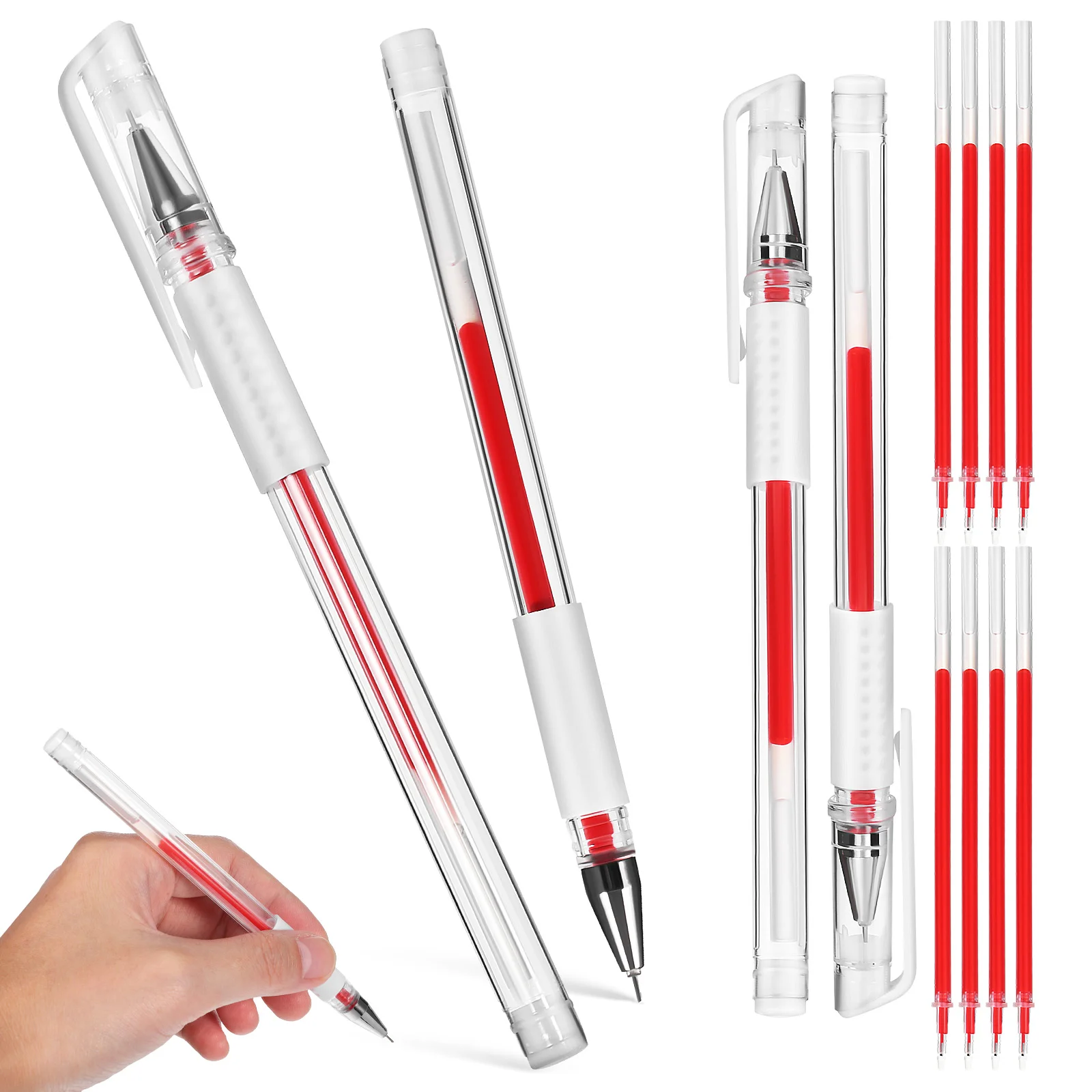 

4 Pcs Tattoo Pens Brow Mapping Kit Eyebrow Pencil Marker Tattooing Tool Plastic Skin Marking