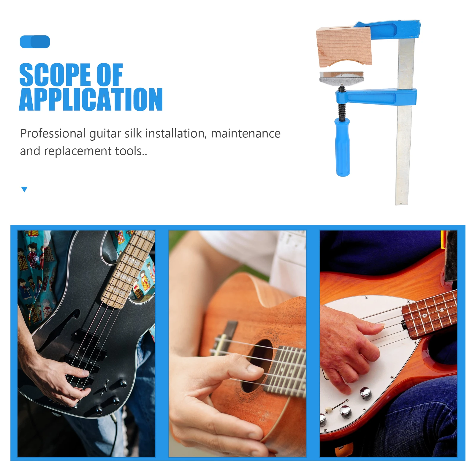 

Guitar Repair Tools Frets Install Supplies Male Repairing Accessory Metal Maintenance Installation