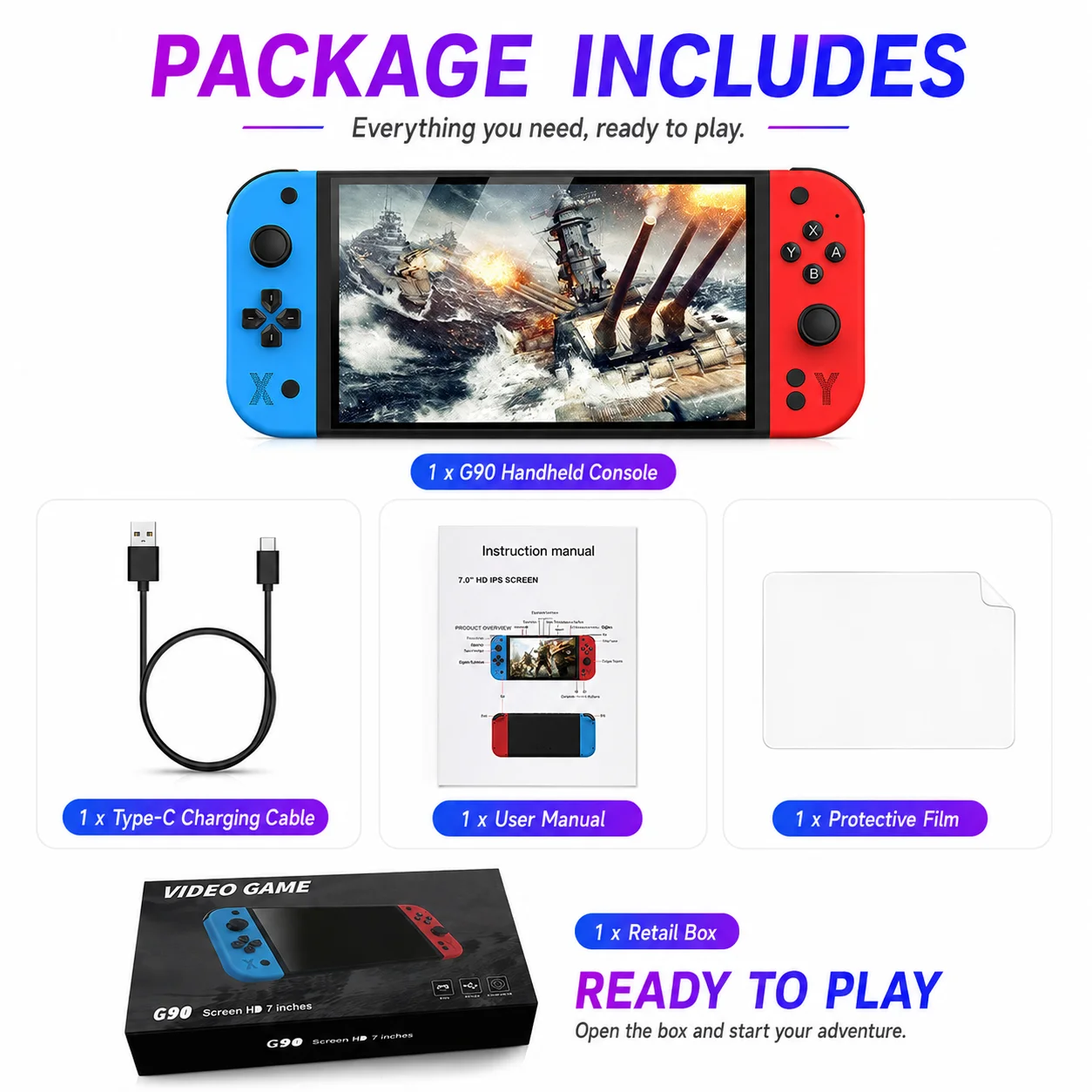 consola-portatil-g90-con-memoria-rom-4gb-y-ram-ddr3-ampliable-hasta-256gb-con-tarjeta-tf-pantalla-ips-de-7-pulgadas-juegos-retro-offline-multi-sistema