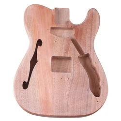 TL Electric Guitar Body Okoume Wood F hole Electric Guitar Body 5.6CM Width Guitar Barrel DIY Part for Electric Guitar