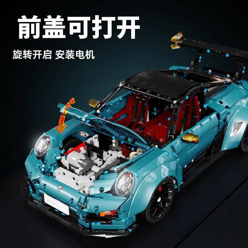 TGL T5026 Technical Super Sports Car 1:8 Model City Racing Series DIY Creative Toys Building Blocks Gift For Boys 3389Pcs