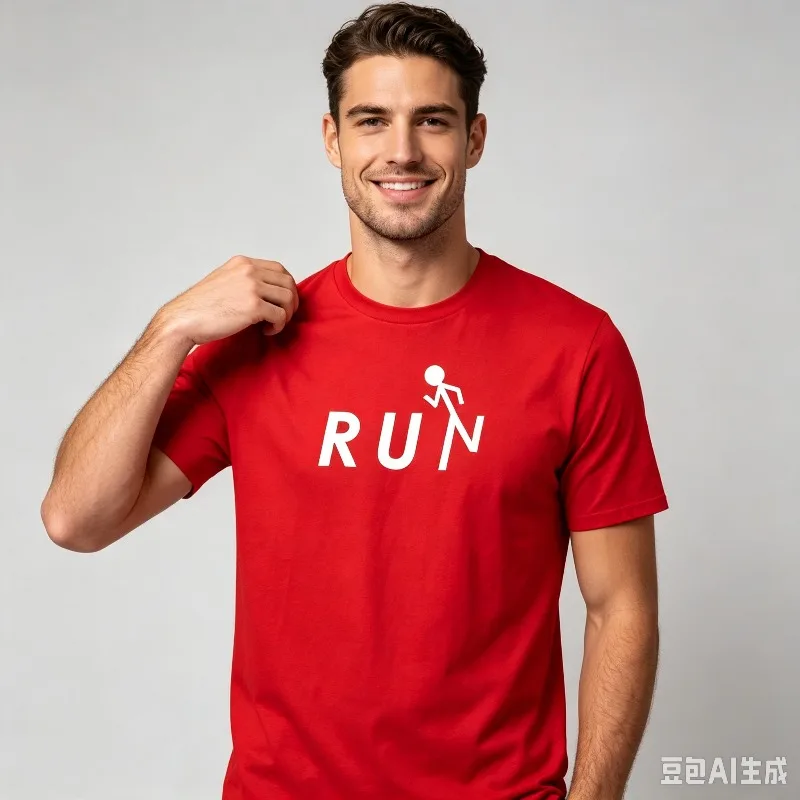 Run Runner Fitness Graphic T-Shirt 100% Cotton Men Running Sport Print Short Sleeve Tee for Gym Lover Gift Wear