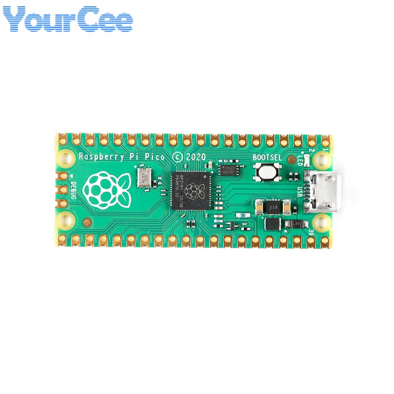 Processador Dual-Core RP2040 para Raspberry Pi Pico Board, microcomputadores de baixa potência, alto desempenho, Cortex-M0 +, 264KB ARM
