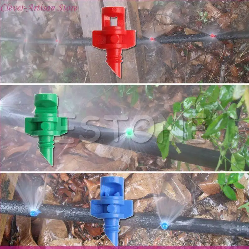 E06b 25pcs a 180 ° getto ugello spruzzatore per clonazione idroponica