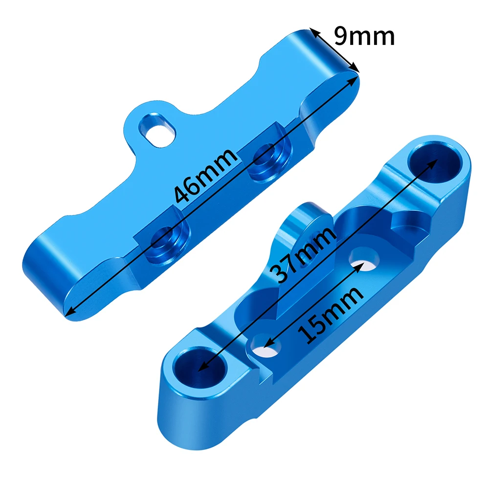 YEAHRUN Metal Shock Absorber CVD Drive Shaft Battery Mounting Plate Suspension Arm for 1/10 Tamiya TT02 Full Set Upgrade Parts