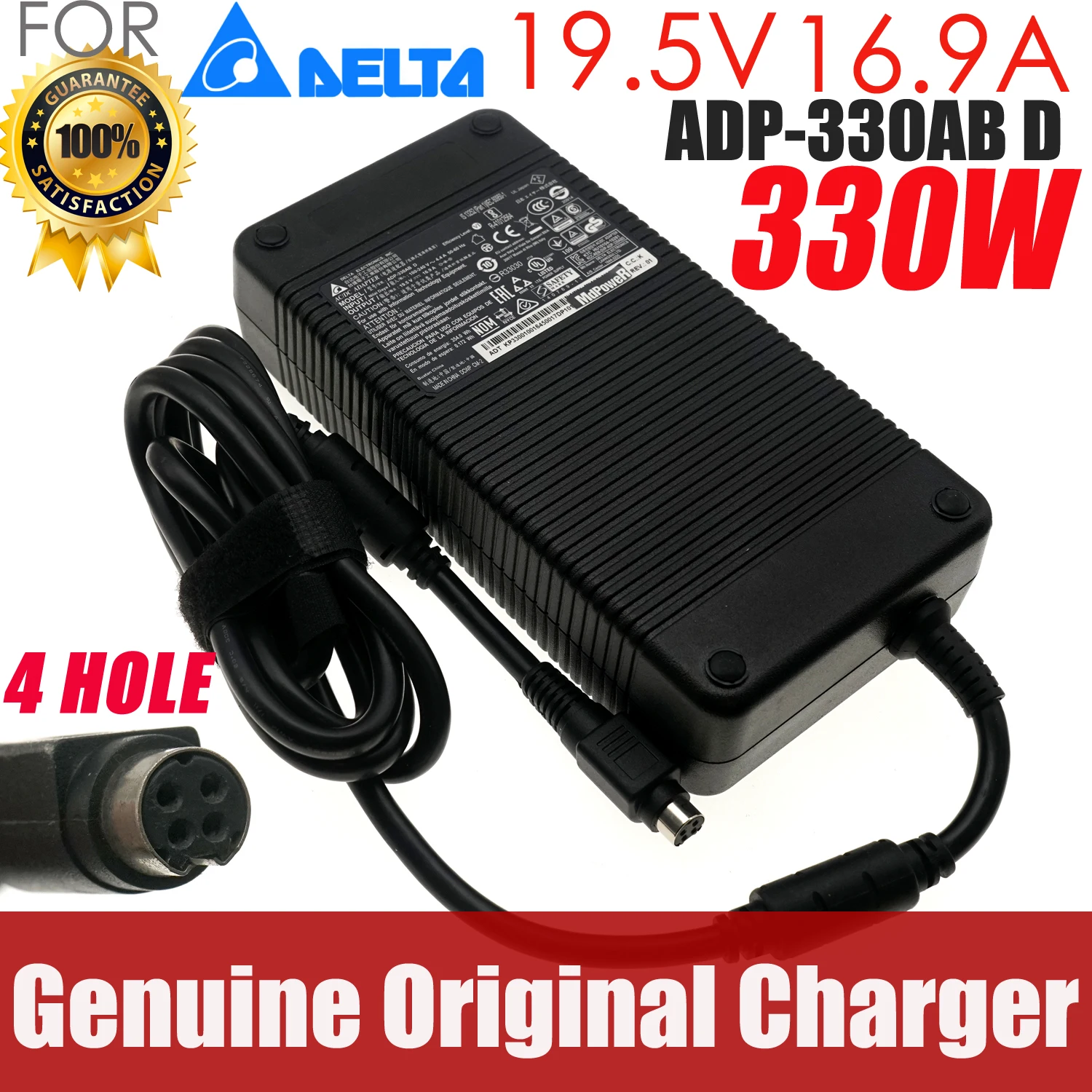 

Genuine ADP-330AB D 19.5V 16.9A 330W DELTA AC Adapter For MSI GT80 GT80S GT73VR GT62VR Laptop Adapter Clevo P775DM3 A17-330P2A