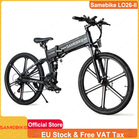 EU Stock SAMEBIKE LO26-II-IT Electric Bicycle 48V 10Ah 500W Motor Top Speed 35km/h New TFT Display Electric Unicycle