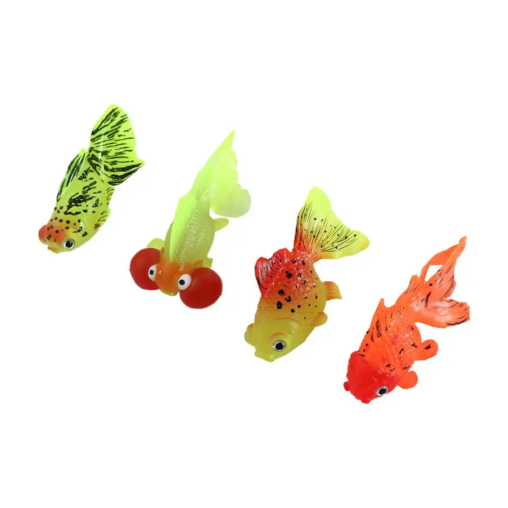 Fish Ocean Aquarium Luminous Goldfish Night Light Underwater Ornaments Artificial  Fish Fish Tank Landscape Simulation Fish