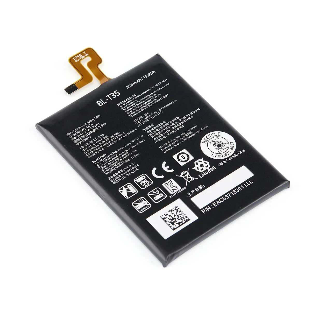 Premium Replacement Battery BL-T35 3520mAh For LG For Google Pixel 2 XL Pixel2, BL T35 BLT35 Mobile Phone Battery Repair Part