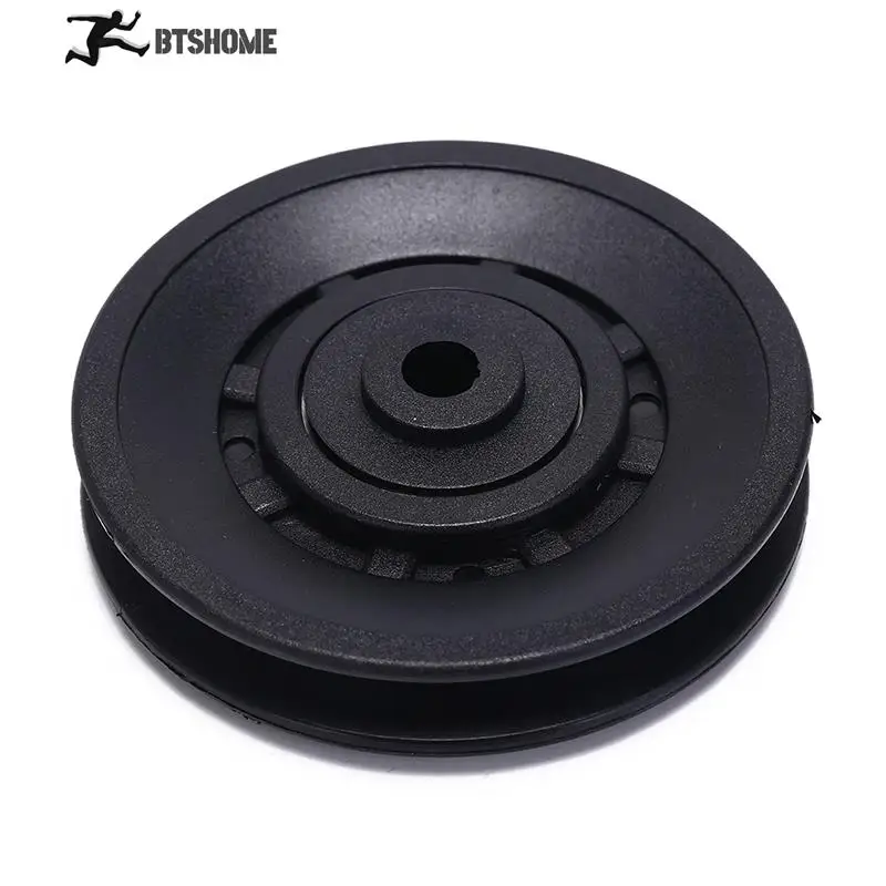 50mm/90mm/100mm DiameterUniversal External Wearproof Nylon Bearing Pulley Wheel Cable Gym Fitness Equipment Part Color Randomly