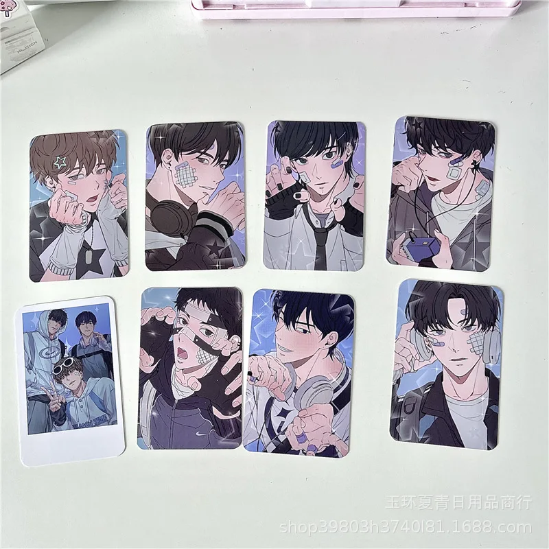 8pcs/set Korean small card handsome