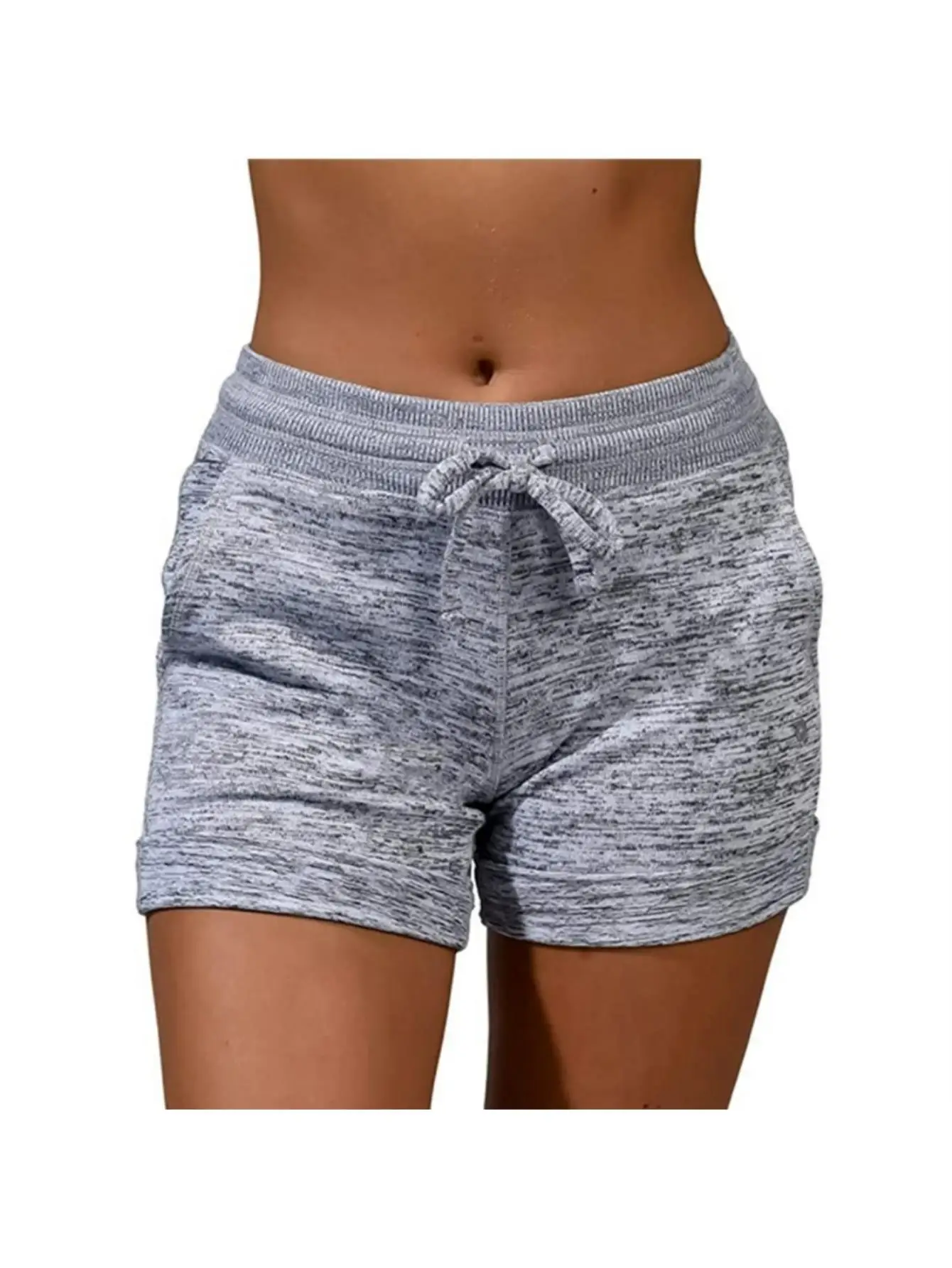 

Женские спортивные шорты: мягкие, удобные, для активного отдыха, с карманами и завязками