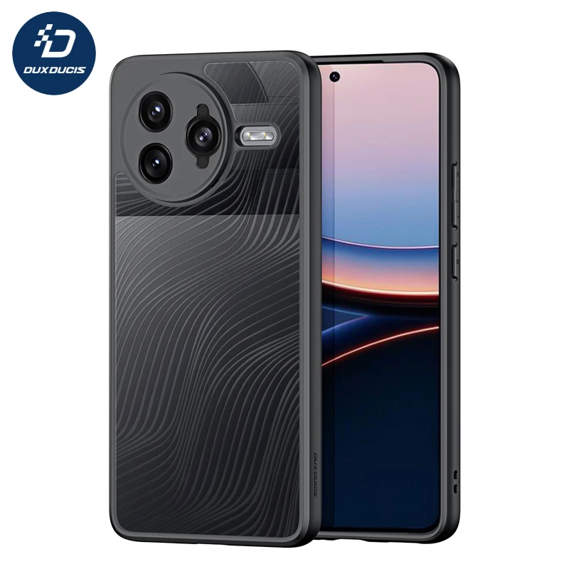 Чехол для Xiaomi Redmi K80, K80 Pro, серия DUX DUCIS Aimo, защита от падения, защита от отпечатков пальцев, ПК + ТПУ, прозрачный матовый чехол для телефона