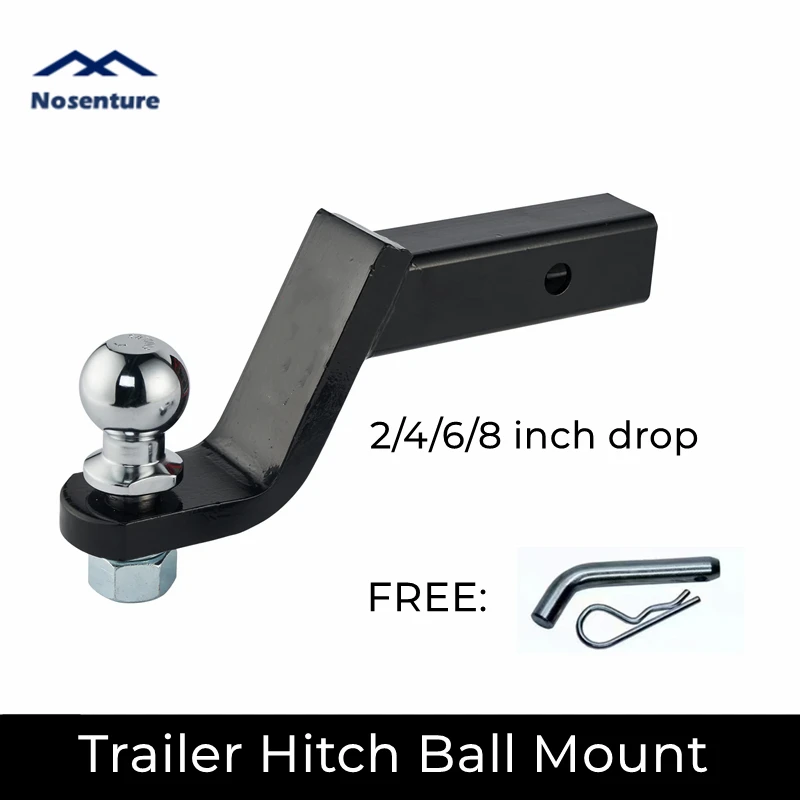 

Hitch Ball Mount with 2-inch Trailer Ball and Hitch Lock 7,500 Lbs Fits 2-inch Receiver for RV Truck Buggy with Trailer Hitch