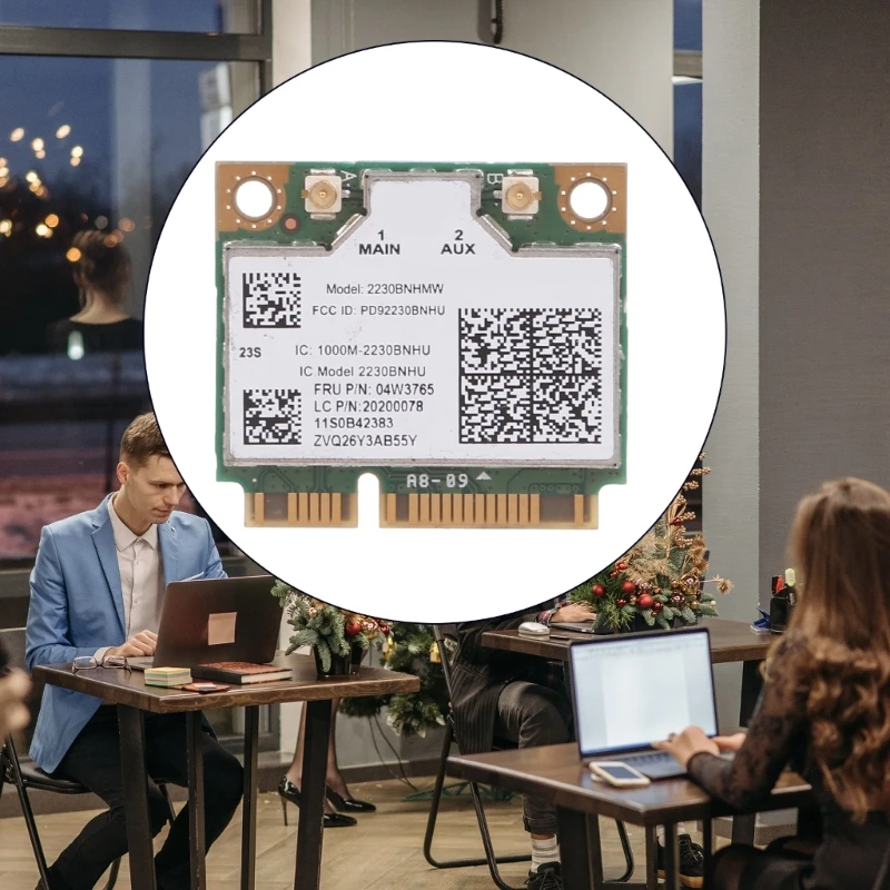 Wifi Bluetooth4.0 カード Wireless-N 2230 2230BNHMW ハーフミニ PCI-E カード用