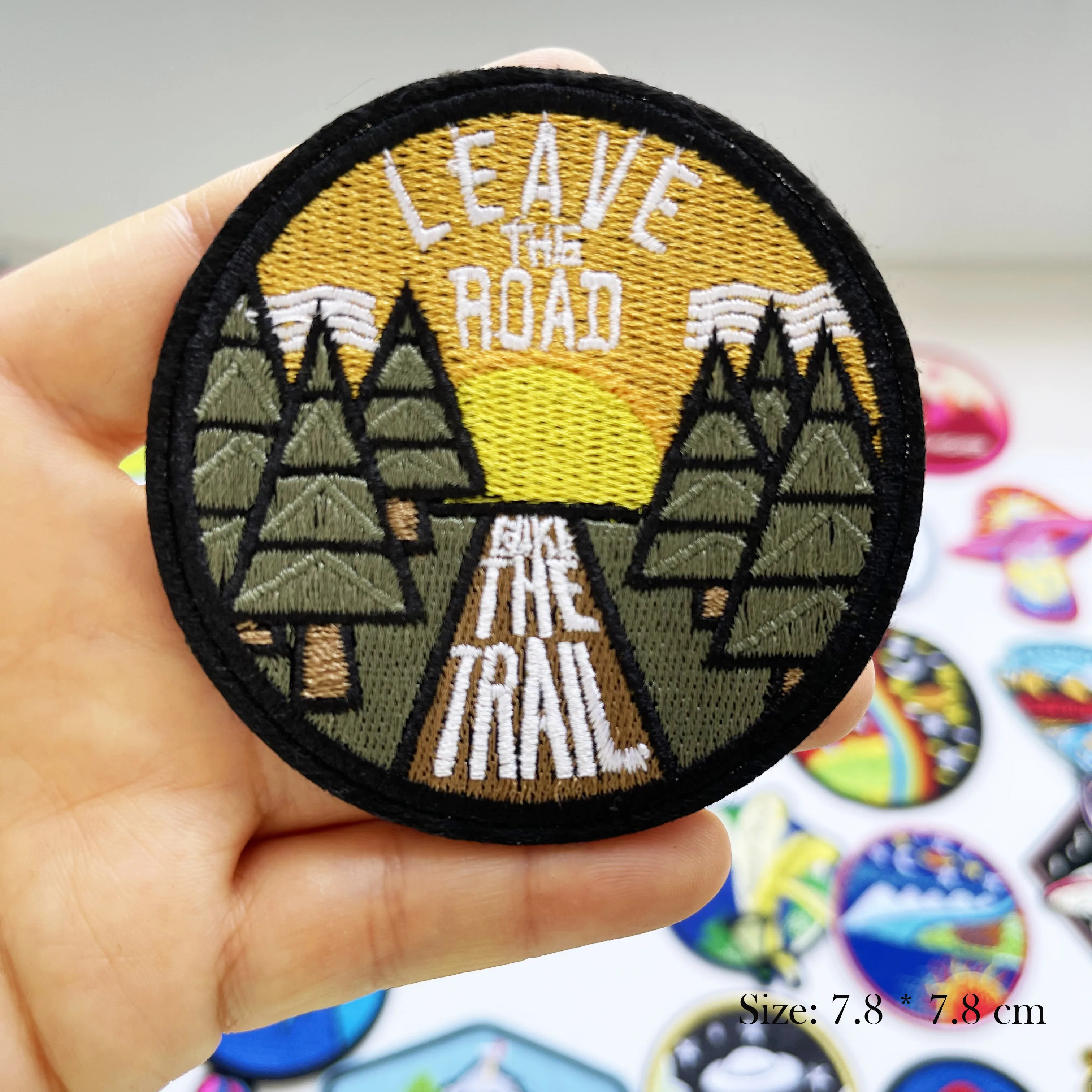 Adventure Outdoor Patch ricamo Patch per vestiti ferro fai da te su toppe per abbigliamento fungo pugno selvaggio sui vestiti cucire