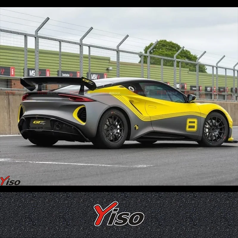 

Подходит для нового LOTUS Emira: большой спойлер на хвостовую часть кузова, модифицированный обвес, малый обвес GT4, большое карбоновое заднее крыло-спойлер.