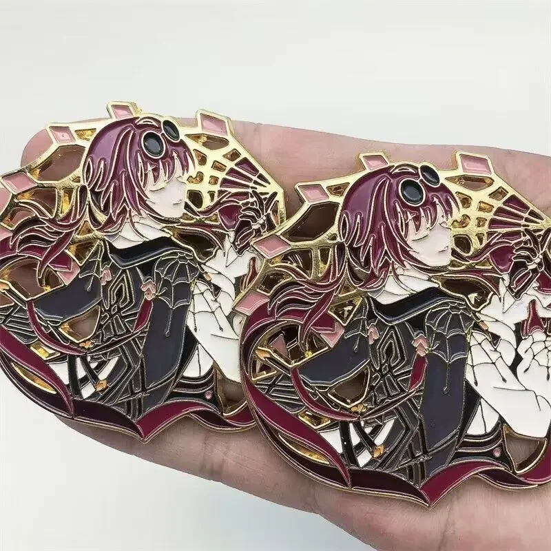 Honkai Star Rail Game Lapel Pins for Women, Anime Brooch, Cute Jing Yuan Elysia Kafka Collectible Badge, Jewelry Gift