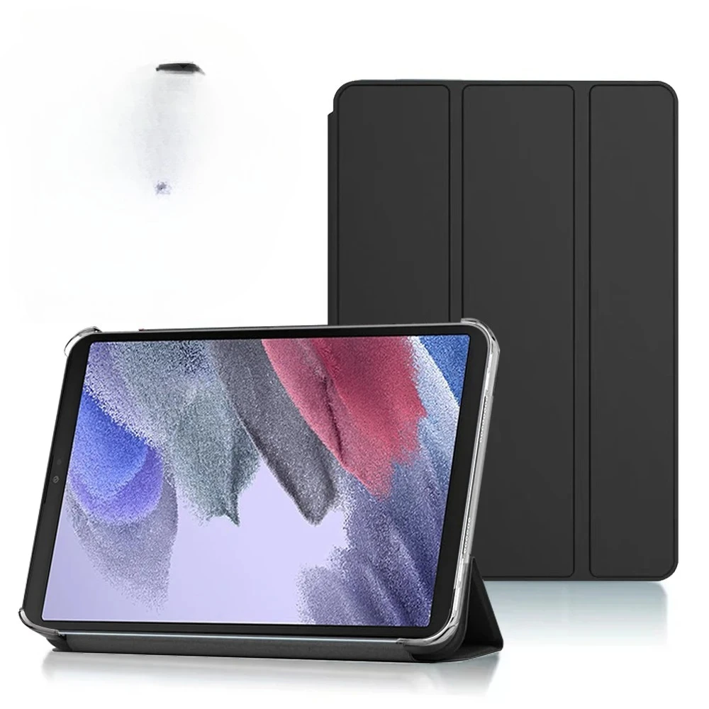 

Тонкий чехол T220 для Samsung Galaxy Tab A7 Lite 8,7 дюйма 2021 SM-T220 SM-T225, откидной чехол для планшета, тройная подставка, умный чехол-книжка