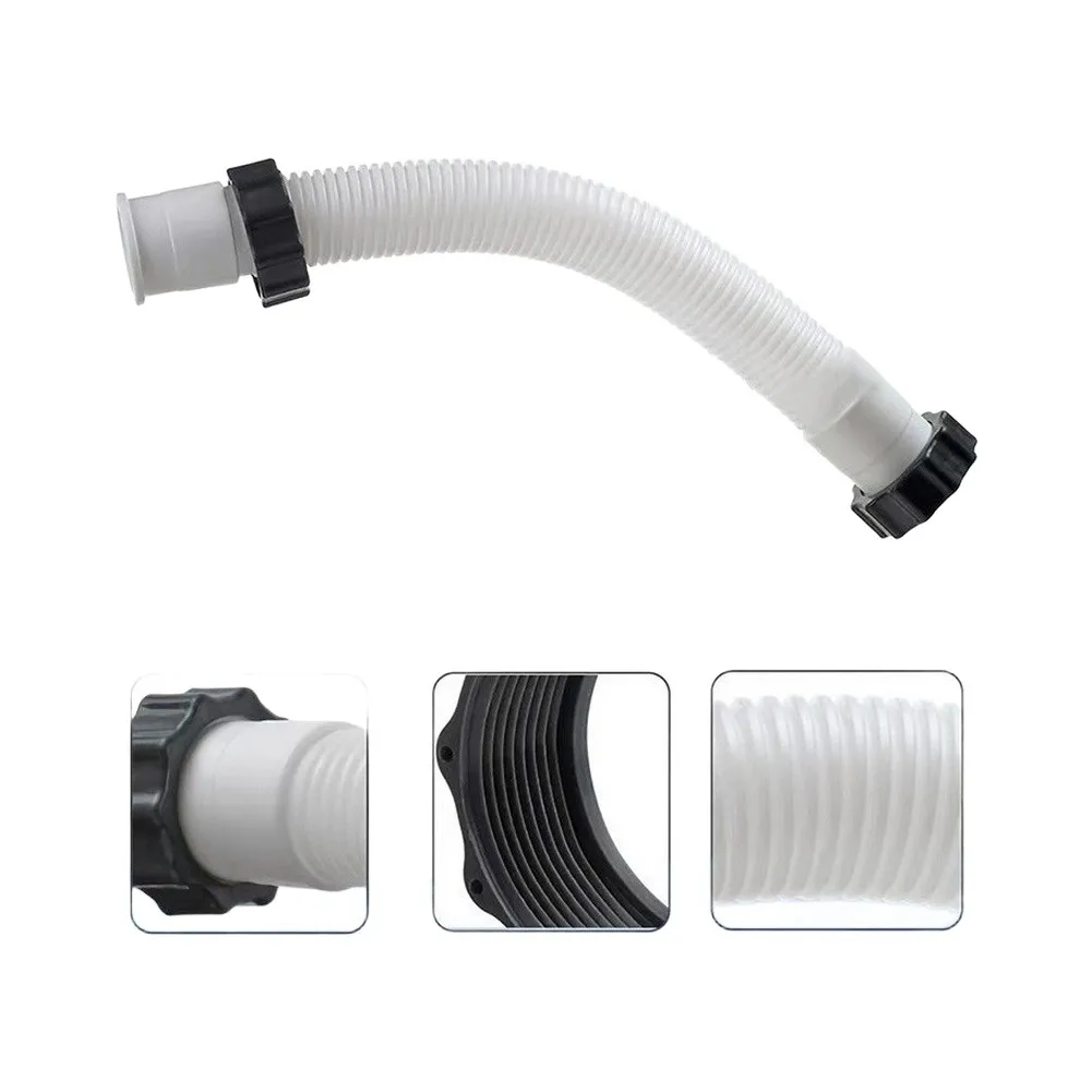 PE Material Pool Hose Connector Designed for Intex Filter Pump 26371CA 26371EH 28647EG 25 cm 1.5 inch Diameter Direct Fit