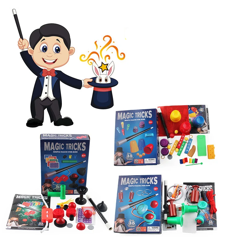 Simple Magic Props Magic Set Children's Funny Magic Show Performance and User Manual