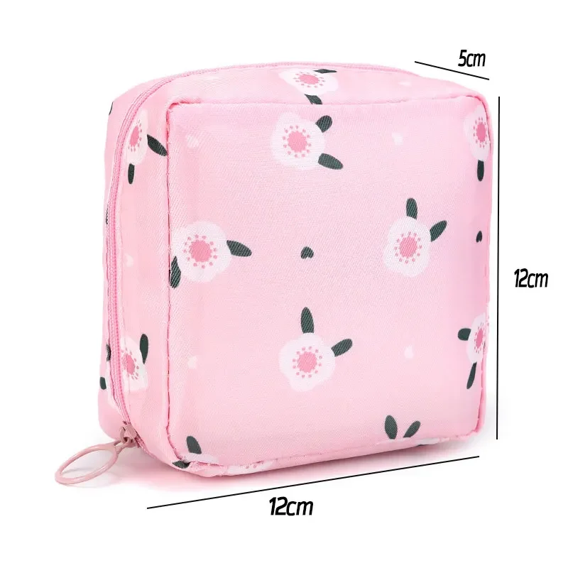 Women Portable Sanitary Pads Storage Bag Tampon Pouch Napkin Cosmetic Bags Organizer Ladies Makeup Bag Girls Hygiene Pad Bag