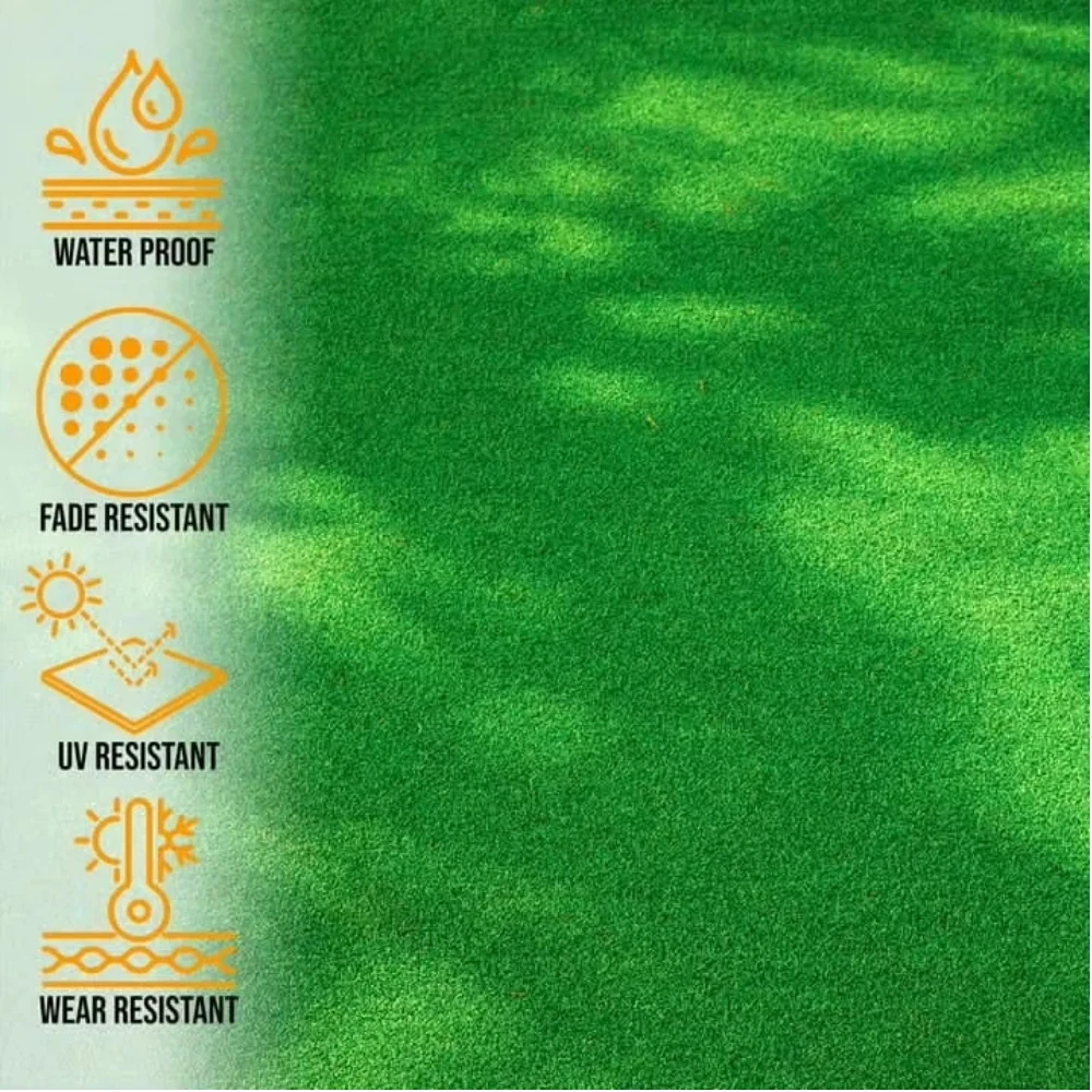 Artificial Grass Turf Rug 6'6' - Outdoor Rug Waterproof ulasan dan harga