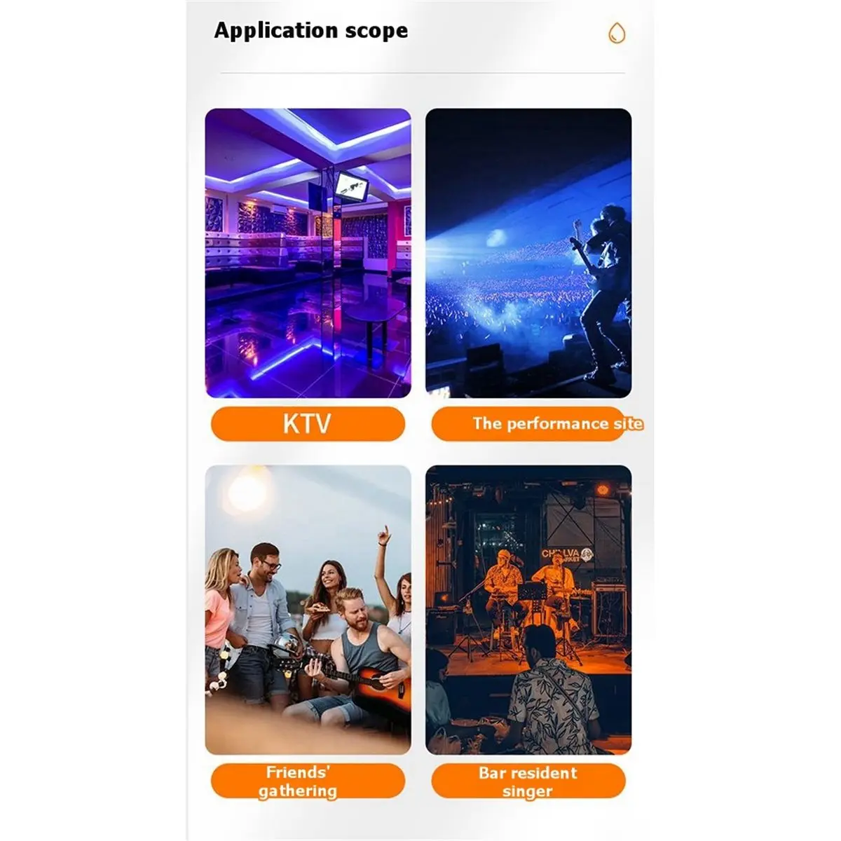 THANKYOU 100 Pcs Non-Woven Cloth Disposable Microphone Sleeve Covers Anti-Splash Dustproof Hygienic Mic Protector for Karaoke B