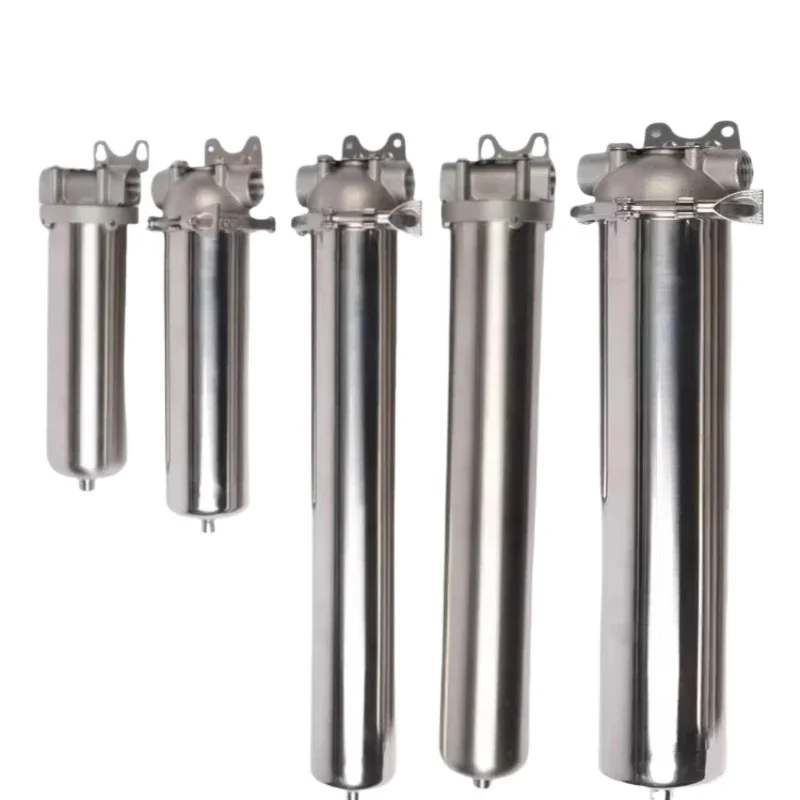 Stainless steel large flow, pipeline front water filter, industrial oil pollution treatment, primary pressure tank purification