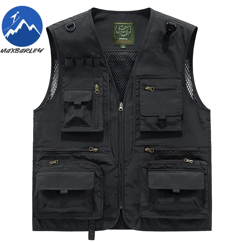 

Мужской жилет с v-образным вырезом, сетчатая дышащая куртка без рукавов для уличной фотографии, мужской весенне-осенний легкий жилет для отдыха и путешествий
