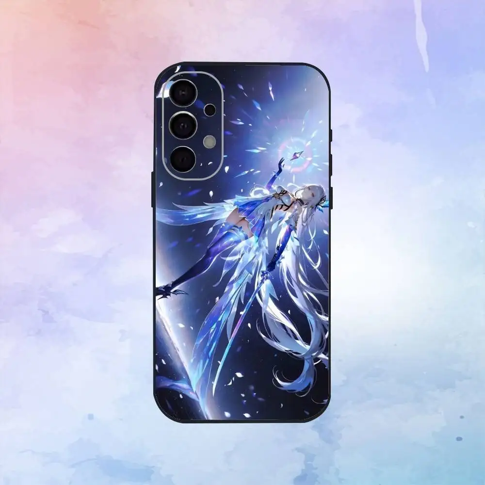 G-GENSHIN IMPACT S-Skirk Phone Case For Samsung S25,S24,S21,S22,S23,S30,Ultra,S20,Plus,Fe,Lite,Note,10,9,5G Black Cover #3