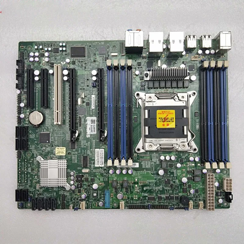 Imagem -06 - Placa-mãe X9sra para Estação de Trabalho Supermicro Atx Lga 2011 C602 E52600 1600 v2 Ddr3 Pci-e3.0 Alta Qualidade Totalmente Testado Navio Rápido