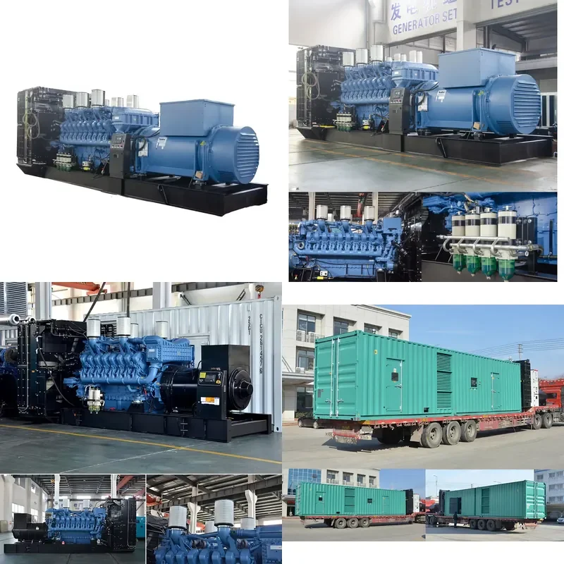 JIANGHAO JHM-2500GF 3000kVA 60Hz Generator Stamford Alternator Auto 24V DC Electric Remote Control Open/Soundproof
