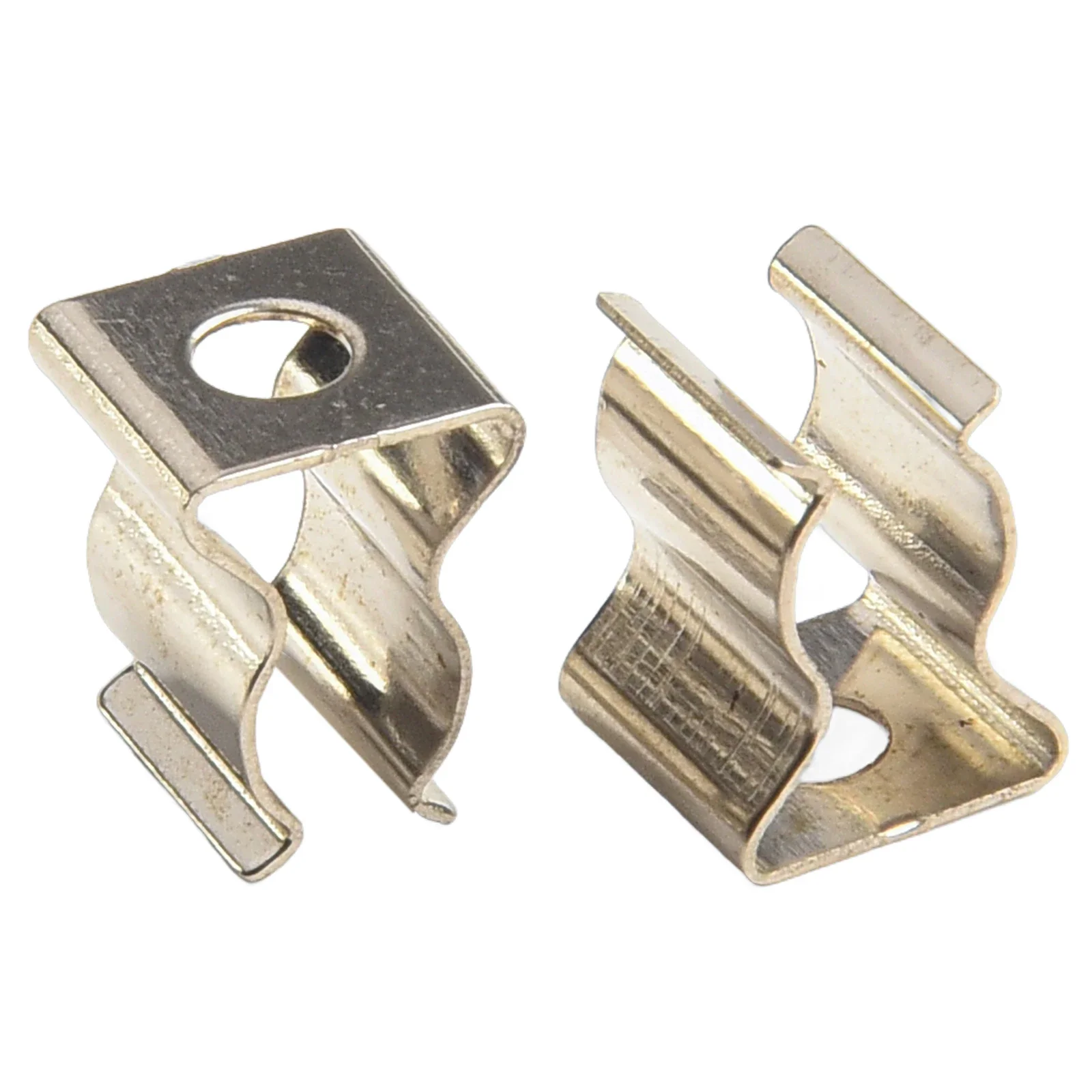 10PCS Spring Terry Clips Heavy Duty Pipes Clamp Tool Storage Hangers Narrow Base Tool Storage Hangers Fasteners Hardware