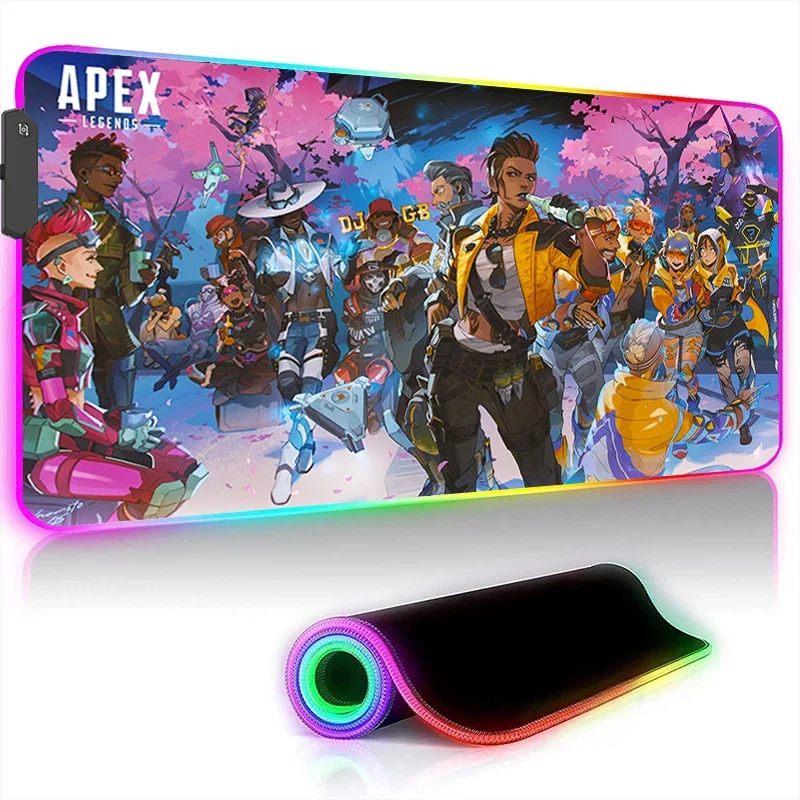 

Rgb Mousepad Gamer Apex Legends Mouse Pad Led Extended Game Mats Pc Accessories Large Deskmat Anime 900x400 Mause Carpet Xxl Mat