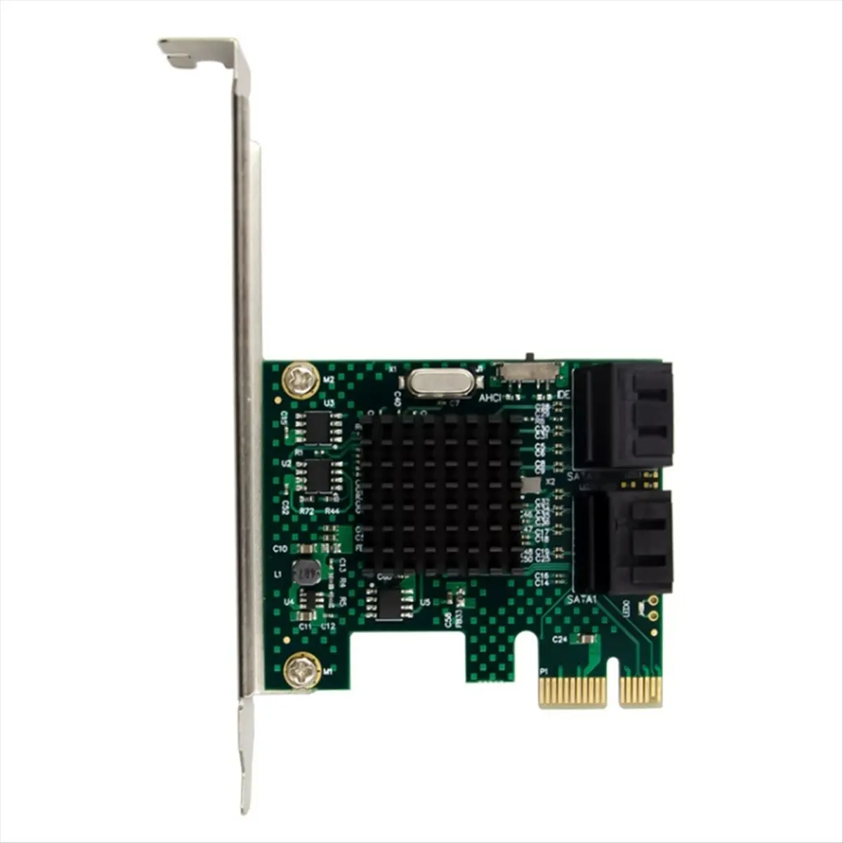 

Stable- ASM1061 PCI-E to 4 Port SATA 3.0 to PCIe X1 GEN3 Expansion Adapter Card SATA3.0 Controller