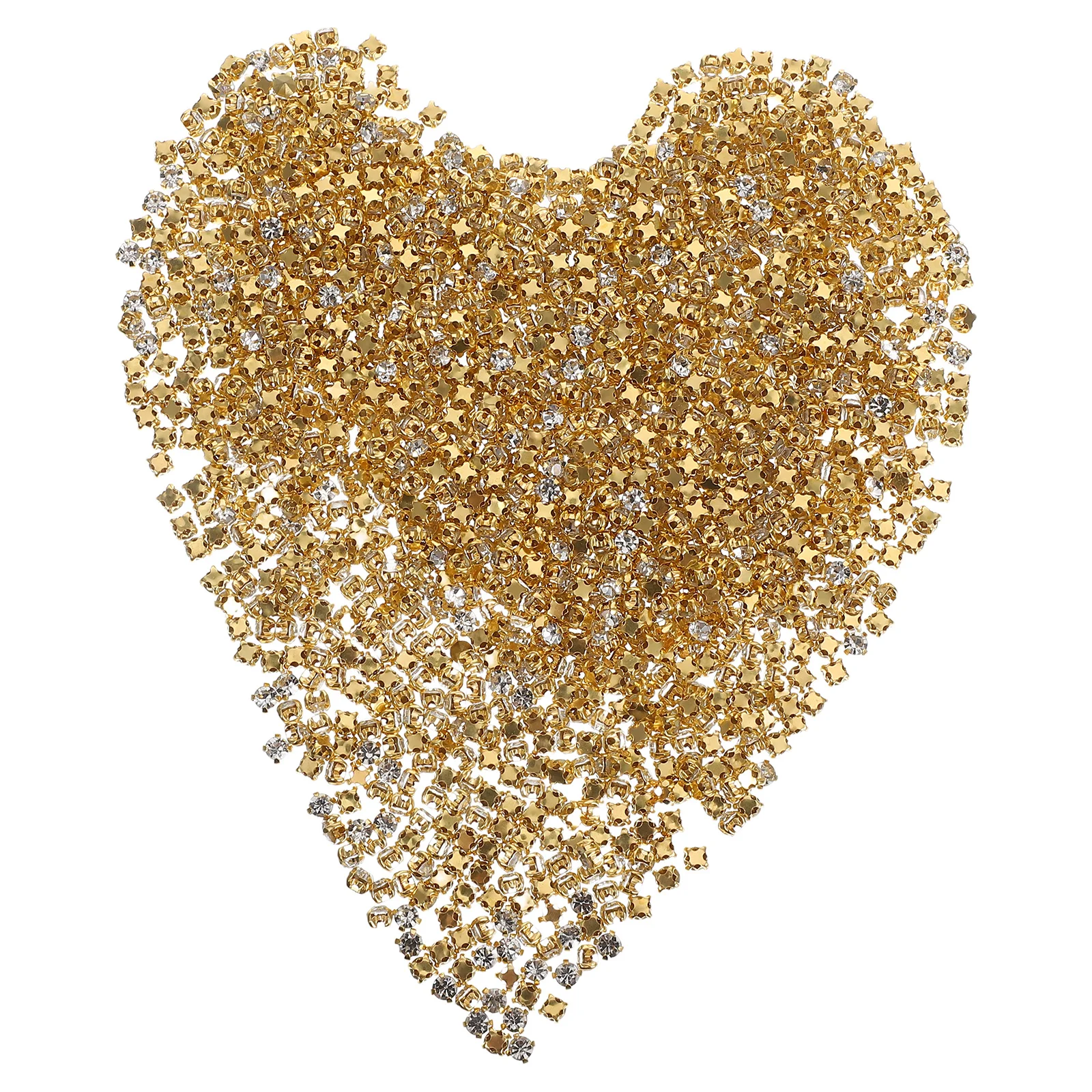 

1440Pcs Claw Set Glass Gems Flatback Sewing for Garments Clothes Shoes Dress Embellishments DIY Sparkly Rhinestone Craft